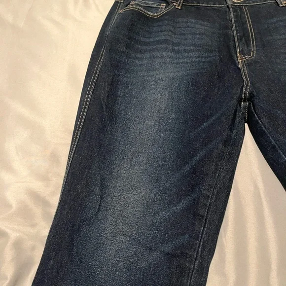 KanCan Dark Blue Flare Jeans - Picture 2 of 10